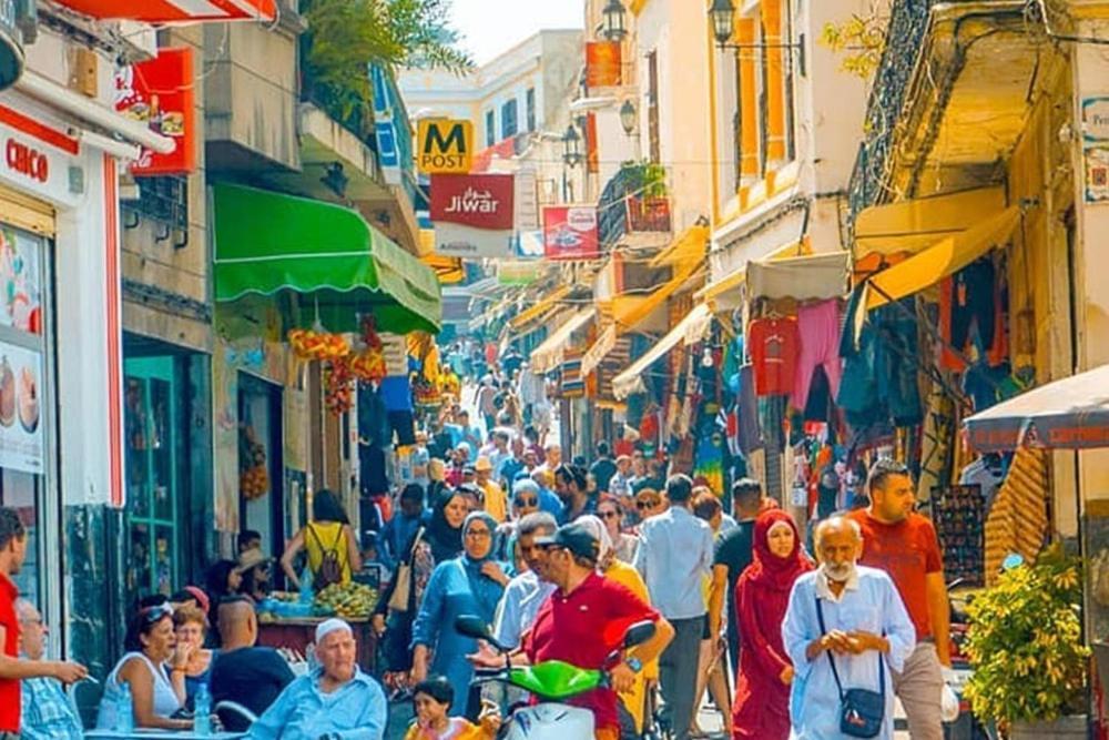 Ap 2Ch City Centre Parking En Face Hilton A Cote Du Plage Ταγγέρη Εξωτερικό φωτογραφία